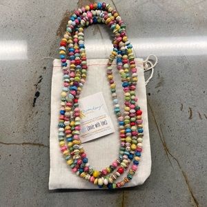 Noonday Collection Dainty Paper Bead Necklace